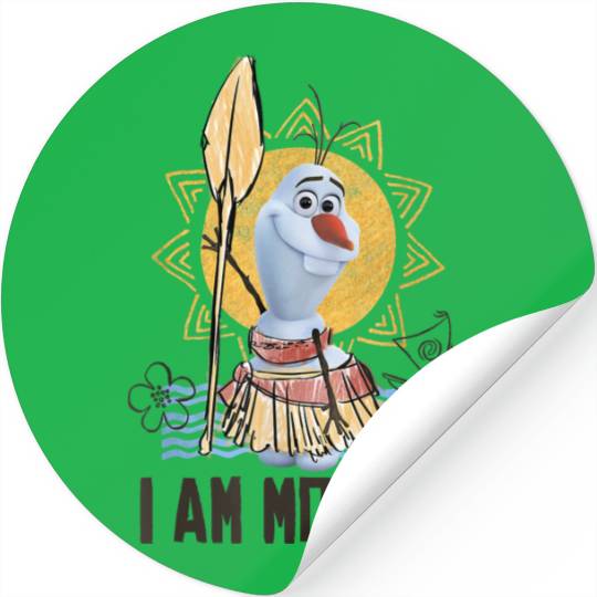 Disneyss Olaf Presents Moana Costume Sketch Stickers
