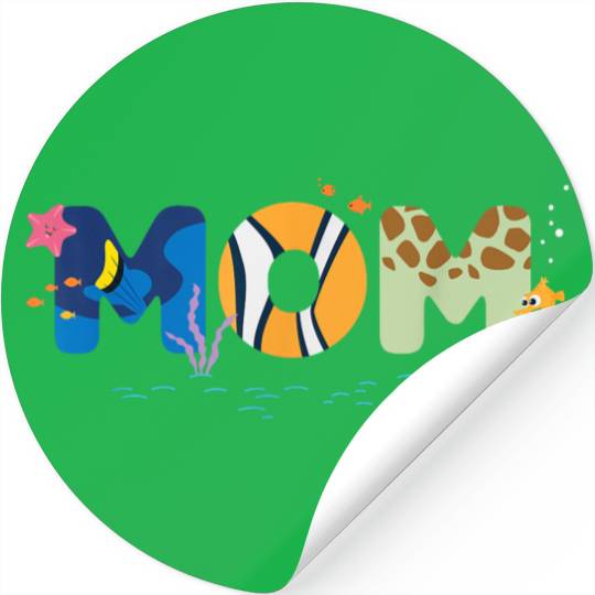 Disneyss And Pixarss Finding Nemo Mom Mothers Day Birthday Stickers