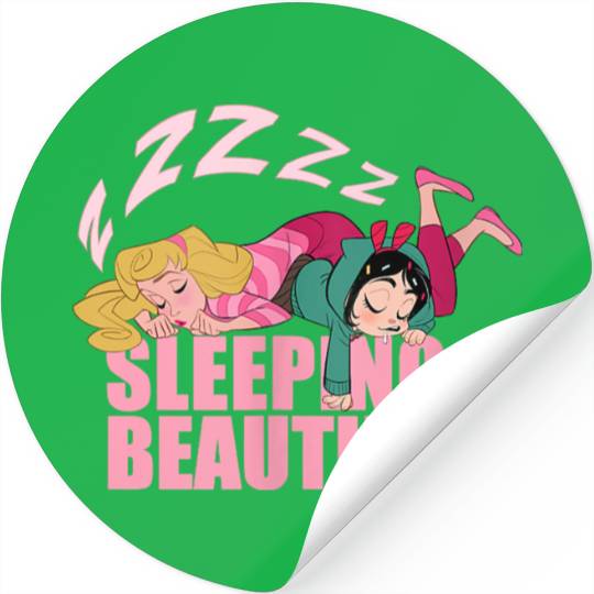 Disneyss Wreck it Ralph Sleeping Beauties Vanellope Aurora Stickers