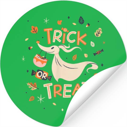 Disneyss The Nightmare Before Christmas Zero Halloween Stickers