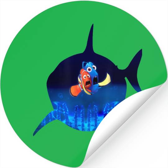 Disneyss Pixars Finding Nemo Marlin Dory Bruce Silhouette Stickers