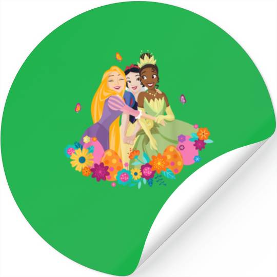 Disney Princess Rapunzel Snow White Tiana Spring Stickers