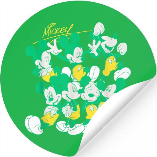 Disneyss Mickey Mouse Retro Classic Poses Stickers