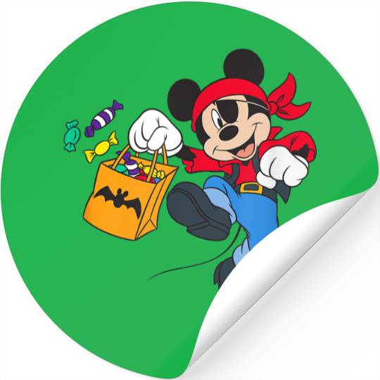 Disney Halloween Pirate Mickey Stickers