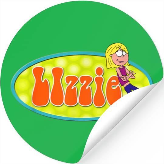 Disneyss Channel Lizzie Mcguire Animated Lizzie Logo Stickers