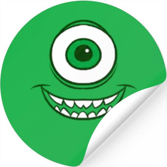 Disney Monsters Inc. Mike Wazowski Halloween Stickers
