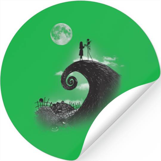 Disney Nightmare Before Christmas Jack And Sally Stickers