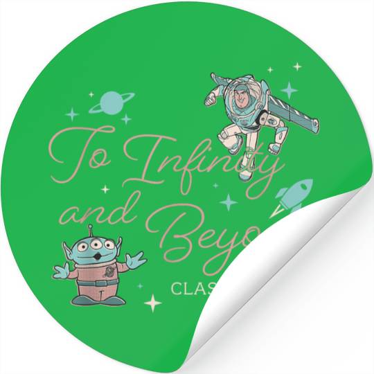 Disneyss Pixars Toy Story Infinity And Beyond Class 2024 Retro Stickers