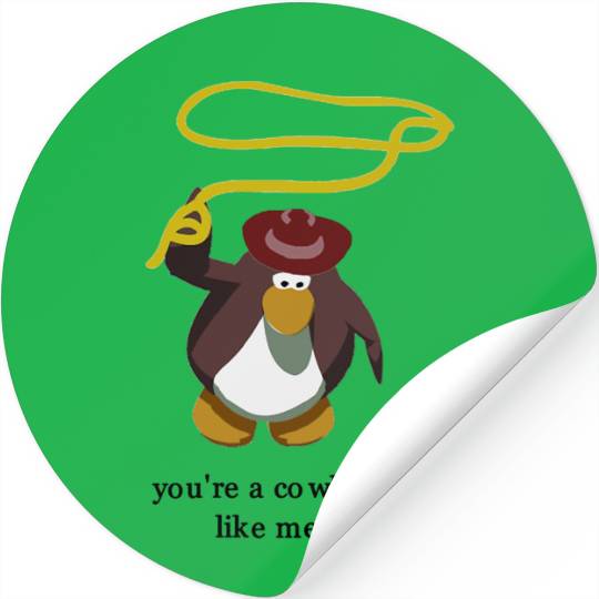 Cowboy Like Me Tayl0r Swift Penguin Stickers