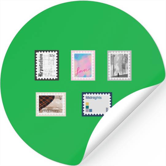 Tayl0r Swift Postage Stamp Set 2 Stickers