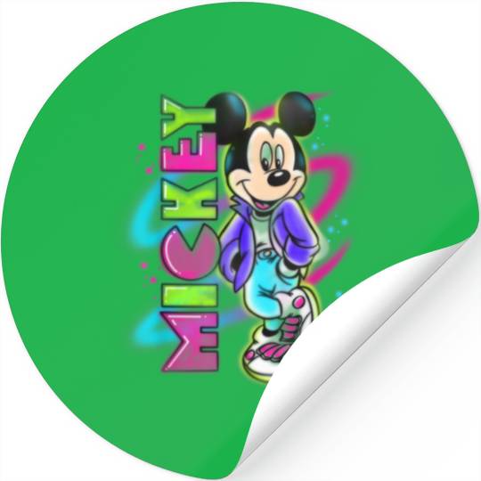 Disney Mickey Mouse Airbrush T-Shirt Stickers