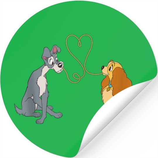 Disneyss Lady And The Tramp Bella Notte Stickers