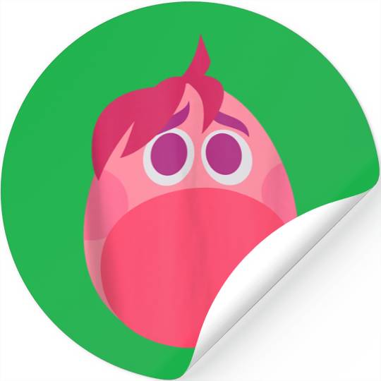 Disneyss Pixars Inside Out 2 Embarrassment Big Head Logo Stickers