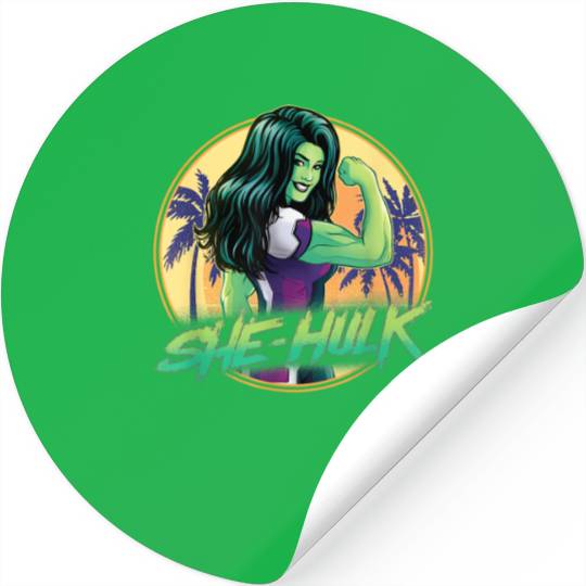 Studios She-Hulk Disney Plus Flex T-Shirt Stickers