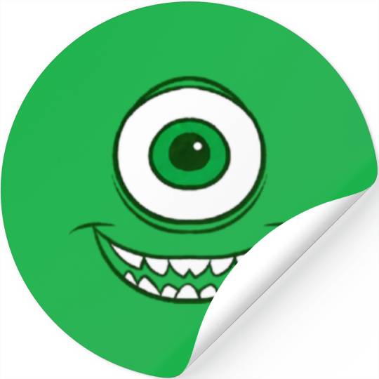 Disney Monsters Inc. Mike Wazowski Halloween Stickers