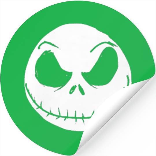 Disneyss The Nightmare Before Christmas Jack Faces Pocket Logo Stickers