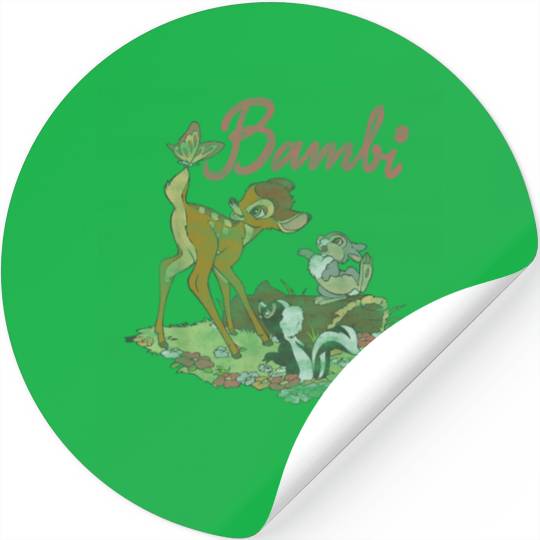 Disney Bambi Group Shot Logo Stickers