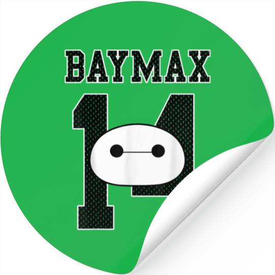 Disney Big Hero 6 Baymax 14 Jersey Style Stickers