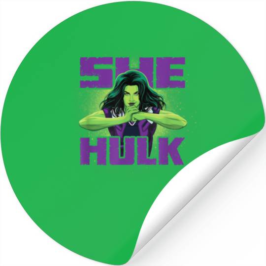 Marvels Studios She-Hulk is Ready for Anything Disney+ T-Shirt Stickers