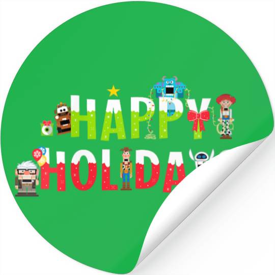 Womens Disney And  Christmas Nutcrackers Happy Holidays Funny Stickers