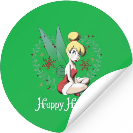 Disney Peter Pan Tinkerbell Happy Holidays Graph Stickers