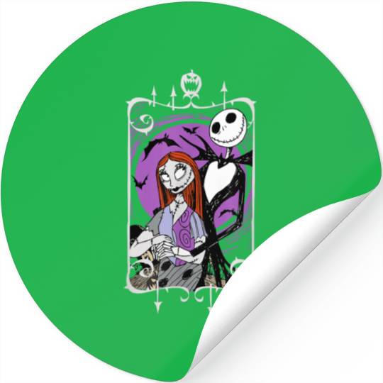 Disney Nightmare Before Christmas Jack and Sally Stickers