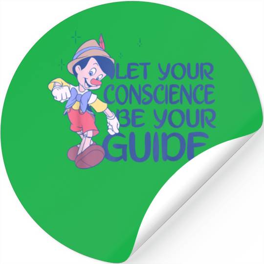 Disney Pinocchio Let Your Conscience Be Your Guide T-Shirt Stickers