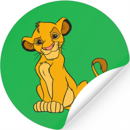 Disney The Lion King Young Simba Sitting Up Stickers