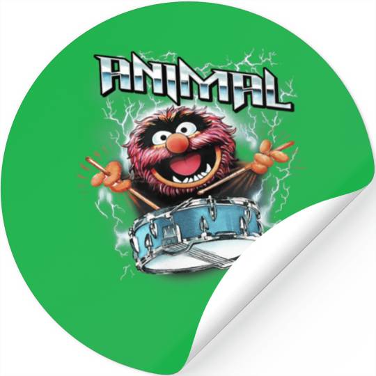 Disney The Muppets Animal Electrifying Epic Drum Stickers