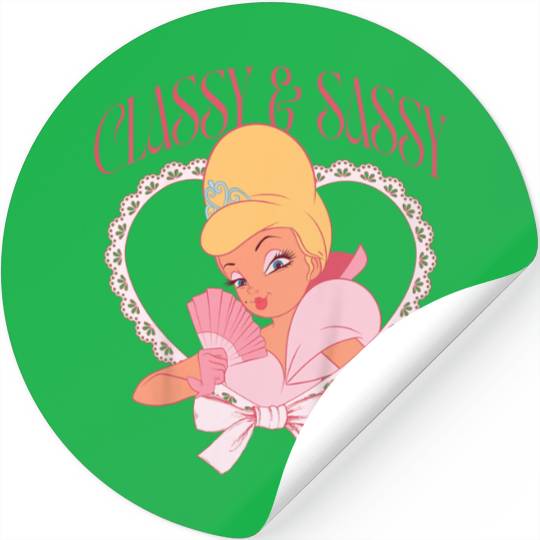Disneyss The Princess And The Frog Charlotte Classy Sassy Stickers