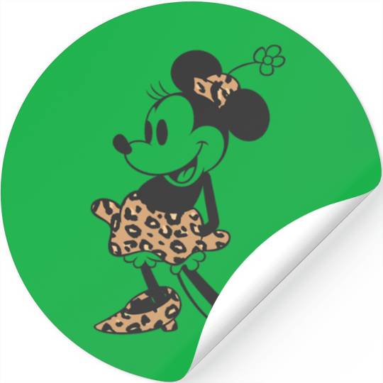 Disney Minnie Mouse Cheetah Print Outfit Stickers