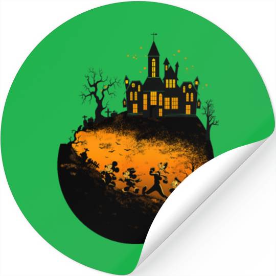 Disney Mickey And Friends Halloween Group Shot Stickers