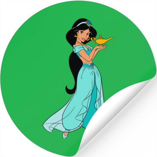 Disney Aladdin Princess Jasmine and Magic Lamp 90s Stickers