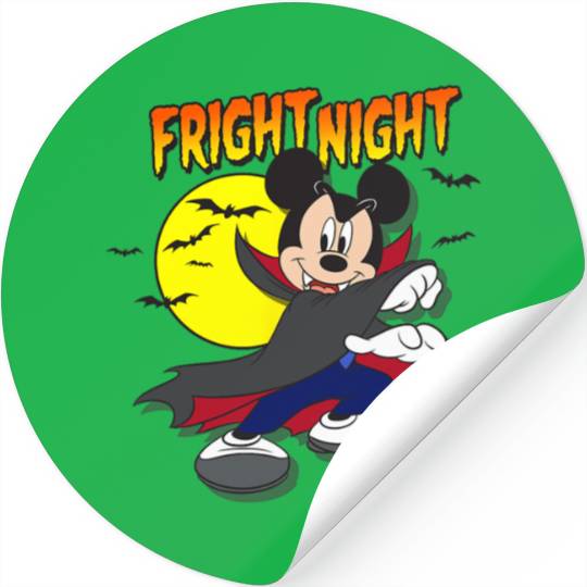 Disney Halloween Mickey Fright Night Stickers