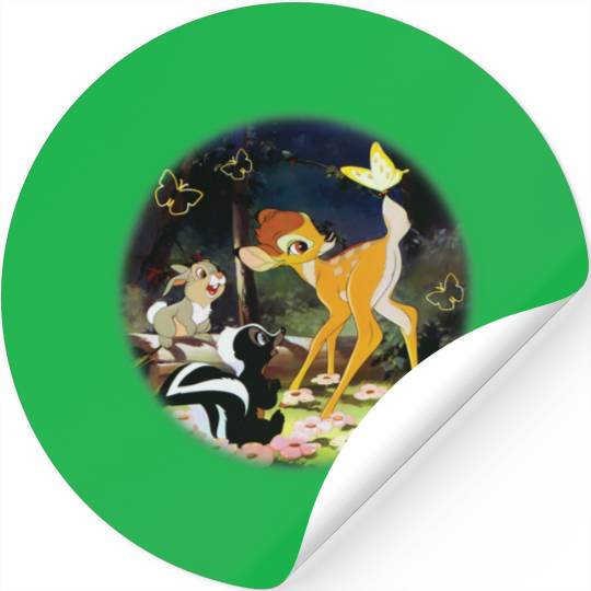 Disney Bambi Circle Stickers