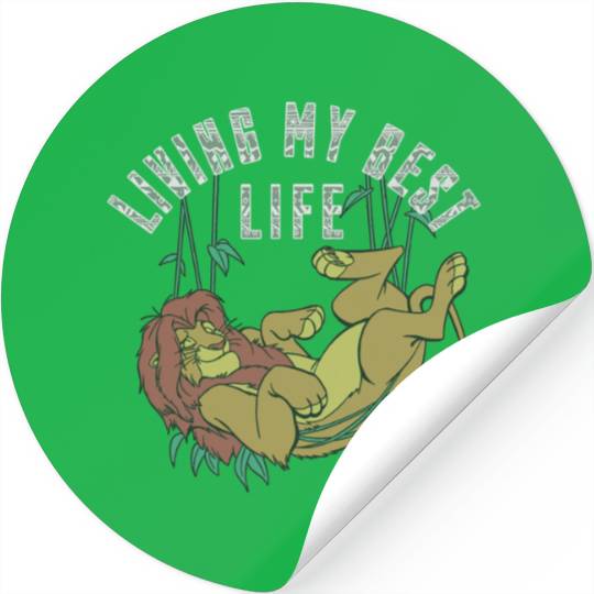 Disney Lion King Simba Living My Best Life Stickers