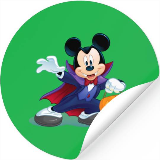 Disney Halloween Mickey Mouse Vampire Stickers