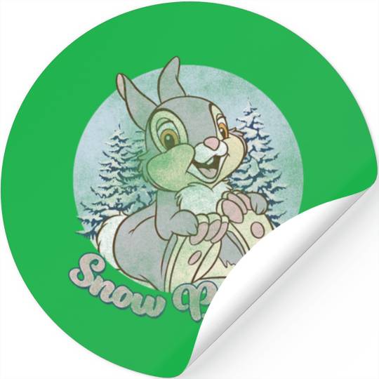 Disney Bambi Thumper Christmas Snow Bunny Stickers