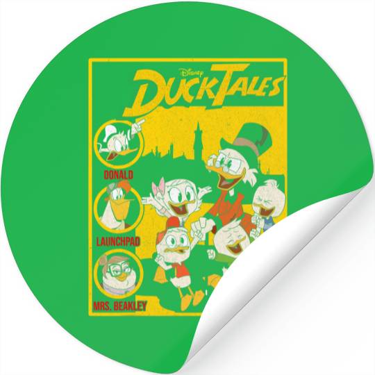 Disney DuckTales Comic Book Cover Stickers