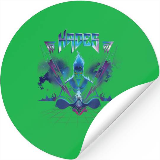 Disney Villains Hades Rock Portrait Stickers