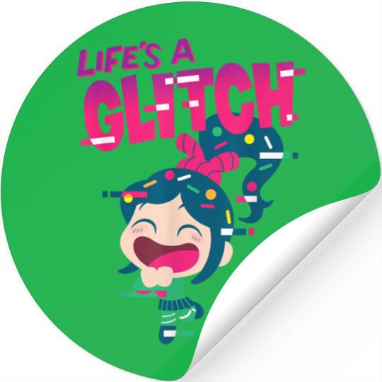Disneyss Ralph Breaks The Internet Vanellope Glitch Stickers