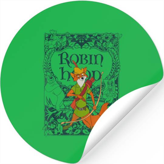 Disney Robin Hood Retro  Distressed Stickers