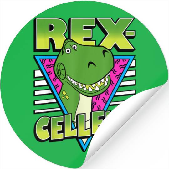 Disneyss Pixars Toy Story 4 Retro Rex cellent Portrait Stickers
