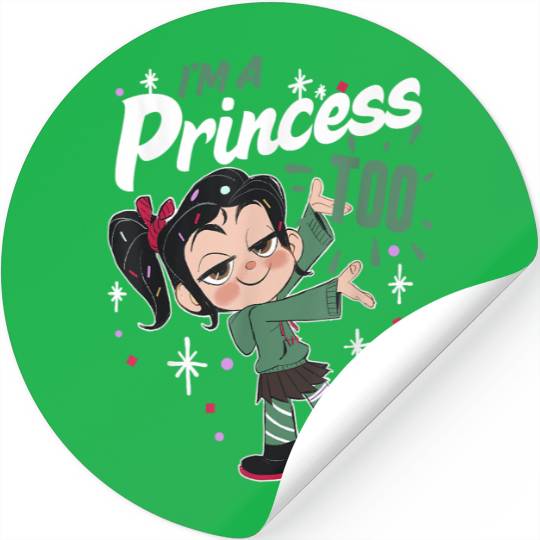Disneyss Wreck It Ralph 2 Princess Logo Graphic Stickers