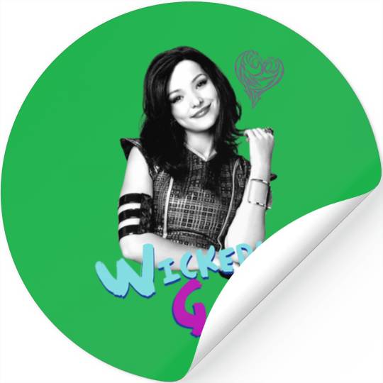Disney Descendants Mal Smirk Wickedly Good Stickers