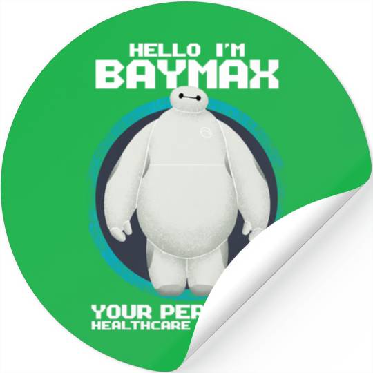Disney Big Hero 6 Hello I'm Baymax Graphic Stickers