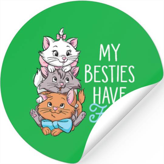 Disney - The Aristocrats My Besties Have Fur Stickers