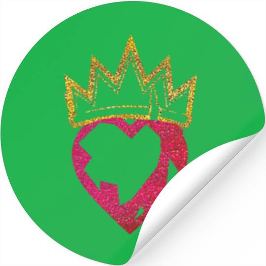 Disney Descendants 2 Evie Heart Crown Stickers