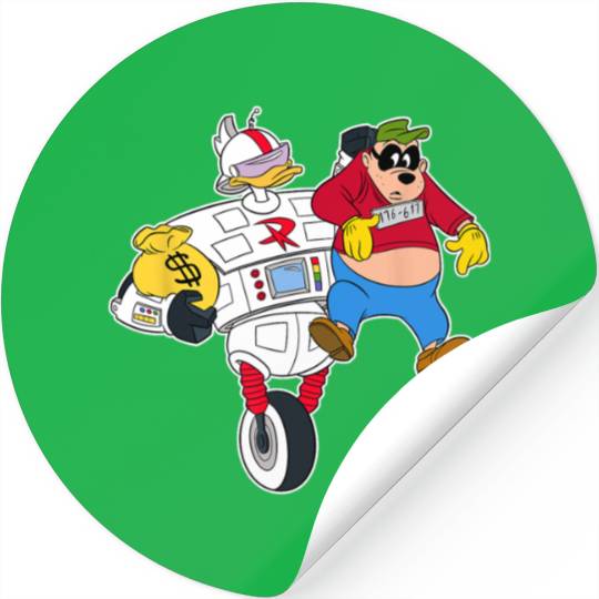 Disney Gizmoduck and Beagle Boy DuckTales Stickers