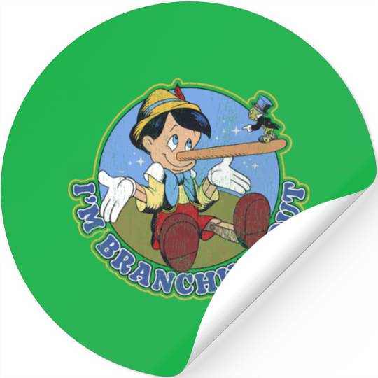 Disney Pinocchio Jiminy Cricket Branching Out Stickers